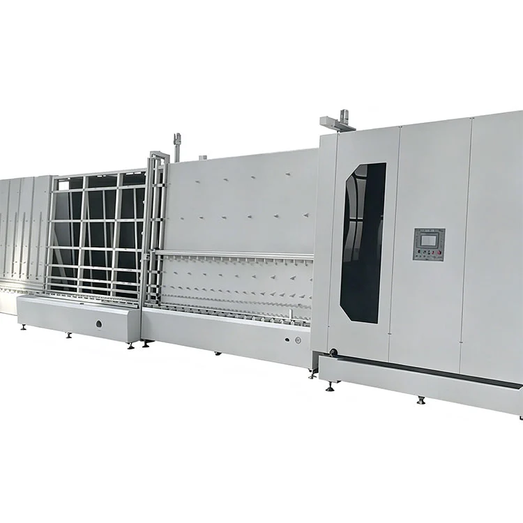 CNC-tvätt torkpress produktionslinje för isolerat glas